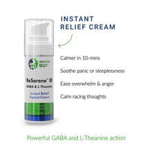 BeSerene IR Instant Relief Topical Cream (Healthy Gut) — calms panic, sleeplessness, overwhelm and racing thoughts in 10-mins