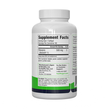 Back label of supplement bottle showing 'Supplement Facts' panel: Serving Size 1 Softgel; Serving Per Container 90; Tributyrin 500 mg.