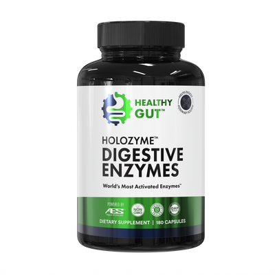 HEALTHY GUT HOLOZYME™ DIGESTIVE ENZYMES World's Most Activated Enzymes™ DIETARY SUPPLEMENT 60 CAPSULES