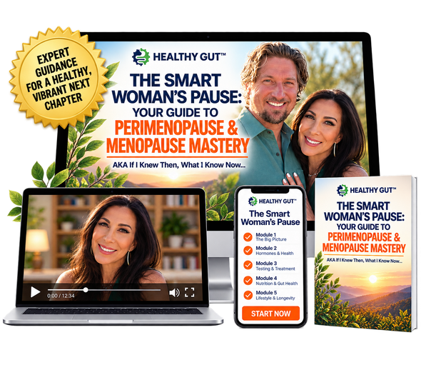 Digital guide bundle, The Smart Woman’s Pause, covering perimenopause and menopause mastery on multiple devices