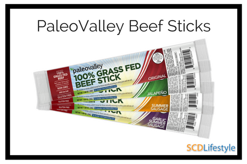 Paleovalley 100% Grass Fed Beef Sticks (10 Pack)